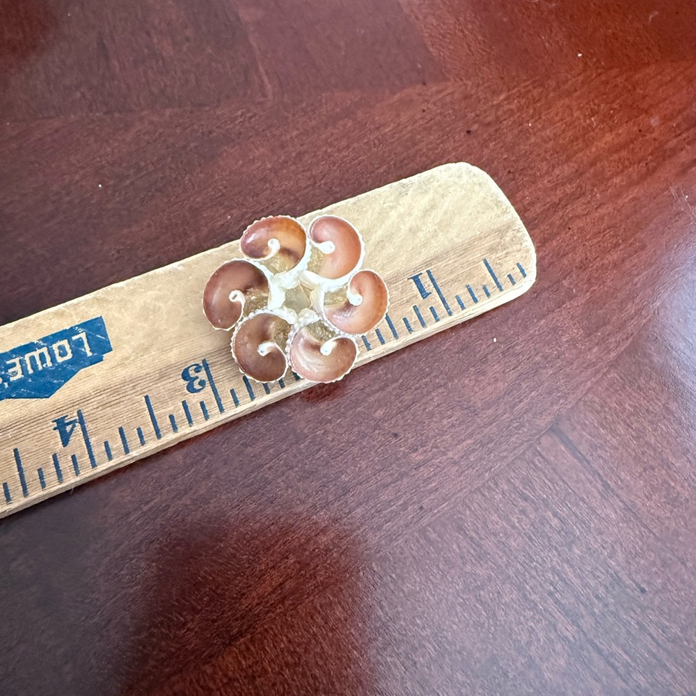 Vintage Shell Brooch